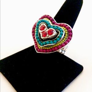 Heart shaped ring